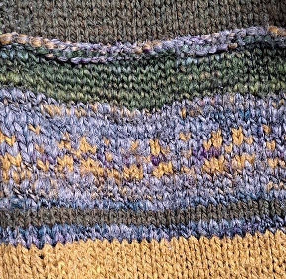 St. John's Bay Multi Colored Acadamia Wool Blend Knit Vest   Size XL - Picture 4 of 5